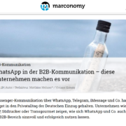 B2B WhatsApp Marconomy