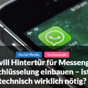 Messenger-Verschlüsselung