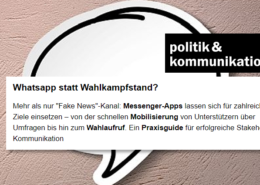 WhatsApp Wahlkampf