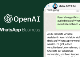 ChatGPT und WhatsApp Chatbots