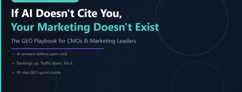 If AI Doesn't Cite You, Your Marketing Doesn't Exist - GEO Strategy 2026